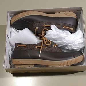 Micheal kors Hyde duck shoes size 10 brand new